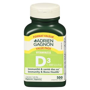 A GAGNON VIT D3 1000UI CO 500