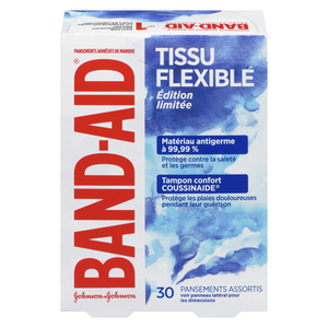 BAND-AID PANS TIS/FLEX AQUARELLE 30