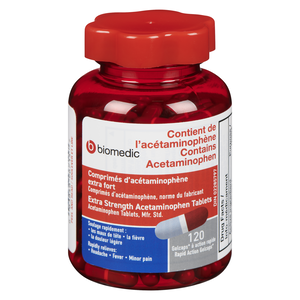 BIOMEDIC ACET 500MG RAP GEL 120