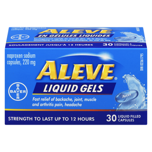 ALEVE LIQUID GEL 220MG CA 30