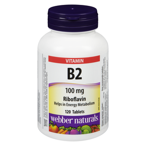 WEBBER VIT B2 100MG GEL 120