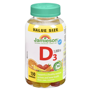 JAMI VIT D3 FRUIT 1000UI GUM 130