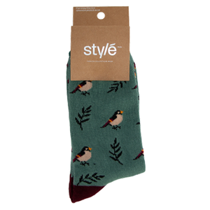 STYLE BAS FEM OISEAUX BRANCHES 1