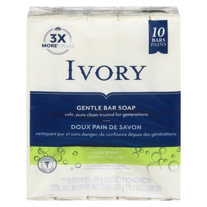 IVORY SAV BAR ALOES 10X90G