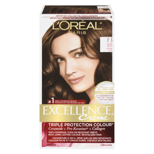 LOREAL EXCELLENCE #F3  CHATAIN MOYEN 1