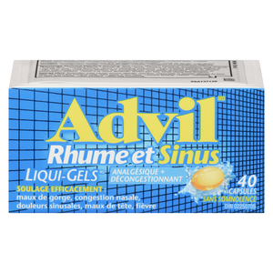 ADVIL RH/SIN LIQ/GEL CAPS 40