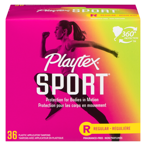 PLAYTEX TAMP SPT N/PARF REG 36