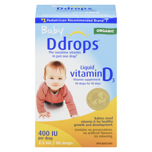 DDROPS 2.5ML/400UI VITD BEBE90