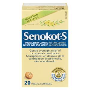 SENOKOT S LAX SENE CO 20