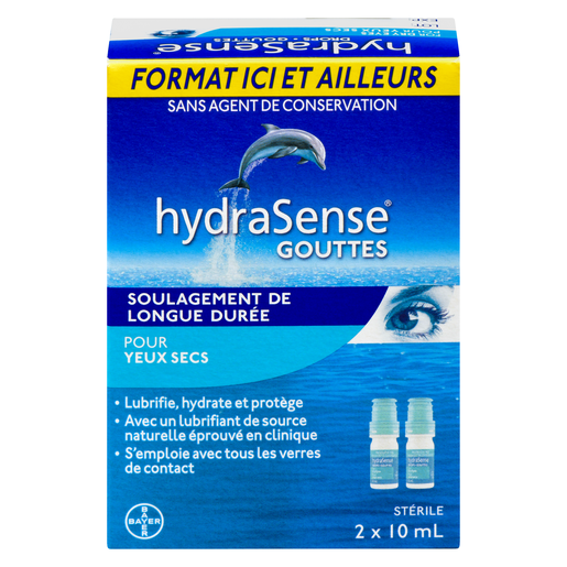 HYDRASENSE GTTS YX SECS 2X10ML