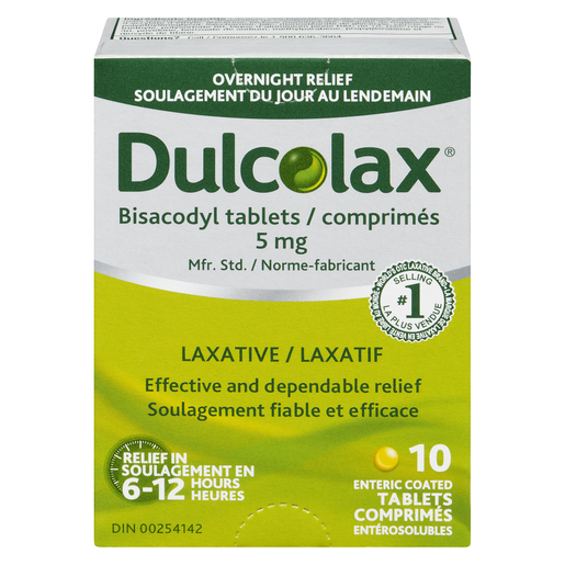 DULCOLAX 5MG DRAGEES CO10