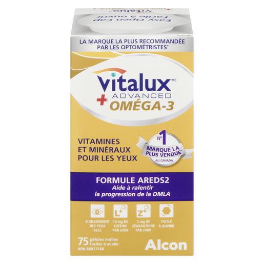 VITALUX ADV + OMEGA3 CO 75