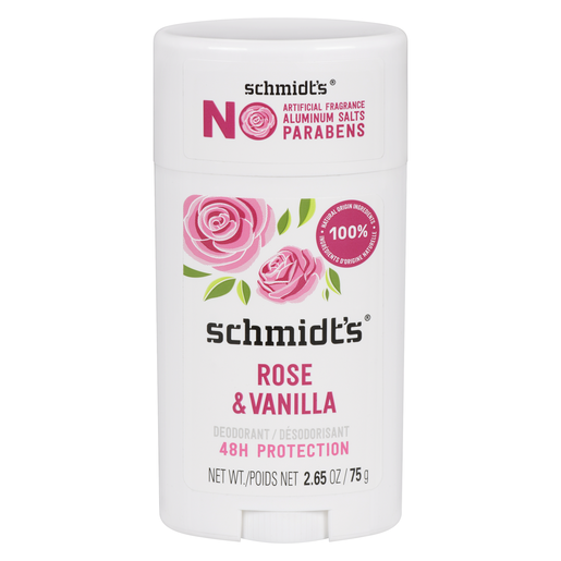 SCHMIDTS DEO BAT ROSE VANILLE 75G