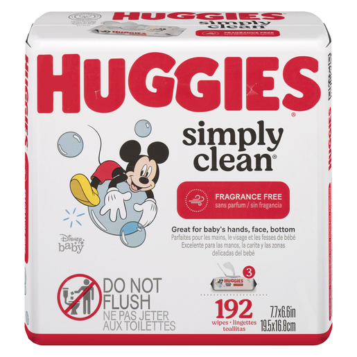 HUGGIES DEBARB S/CLEAN RECH192