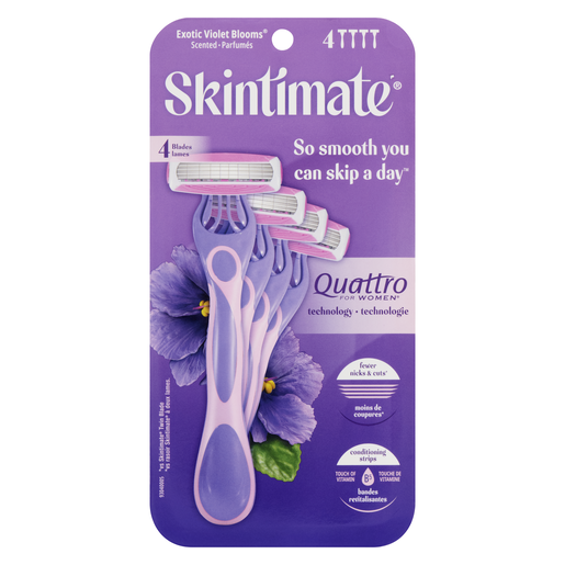 SKINTIMATE RAS EXOT VIOLET BLOOMS 4