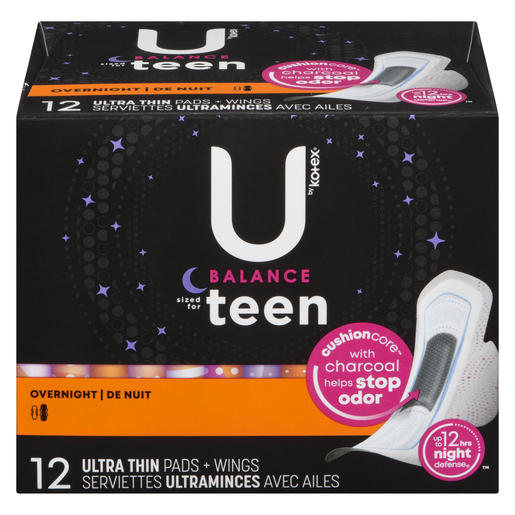 KOTEX U SERV U/M TEEN NT 12