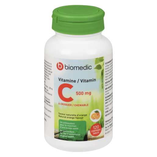 BIOMEDIC VIT C 500MG ORA/CO120