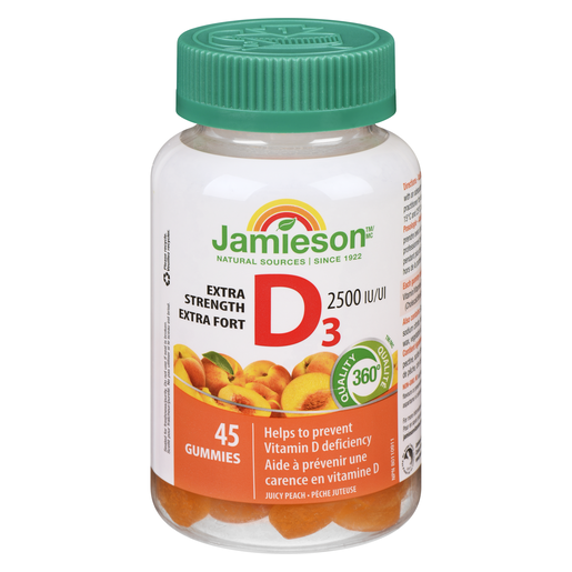 JAMI VIT D3 2500UI X/F GUMMIE 45