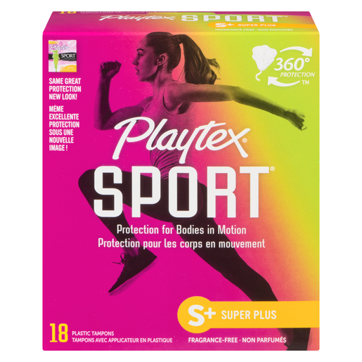 PLAYTEX TAMP SPT N/PARF SUP+ 18