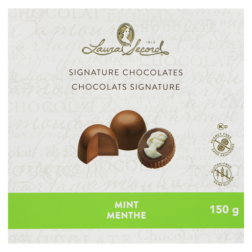 L SECORD CHOC SIGN MENTHE 150G