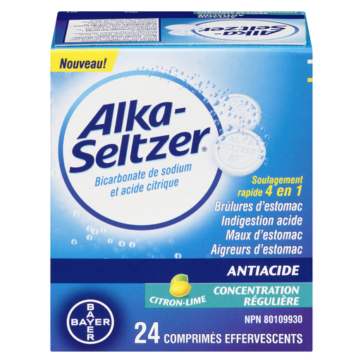 ALKA-SELTZER A/ACIDE CIT/VERT CO 24