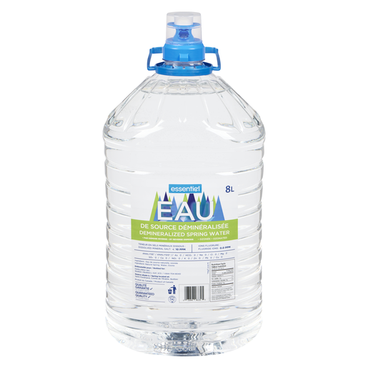 ESSENTIEL EAU DEMINERALISEE 8L