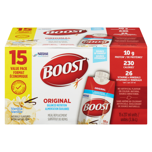 BOOST ORIG VANILLE 15X237ML