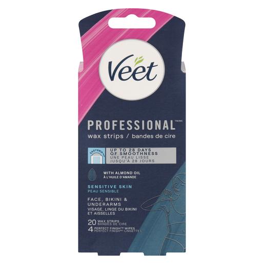 VEET VIS/BIKINI BANDES CIRE 20