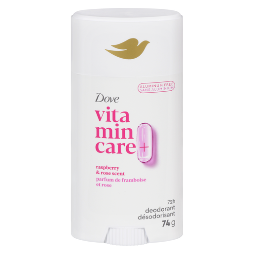 DOVE VIT CARE+ DE0 BAT FRAMB/ROSE 74G