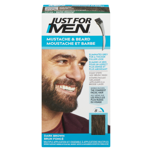 JUST F/MEN BARBE BR/FONCE M45 1