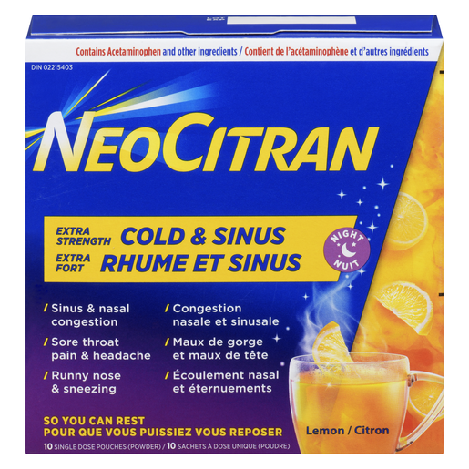 NEOCITRAN X/F RH/SIN NT CITRON 10