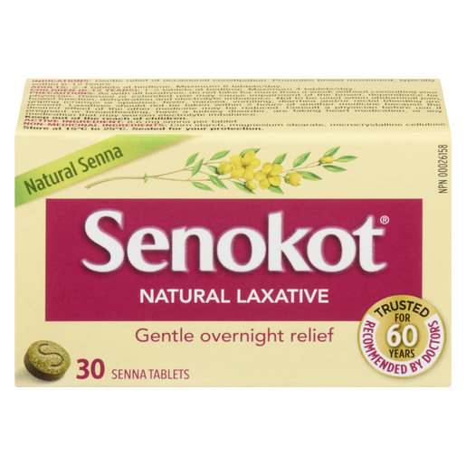 SENOKOT 8.6MG CO 30